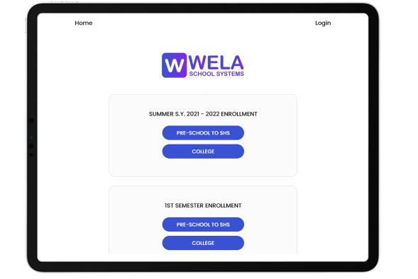 Icon for <b>Easy Admission anywhere and anytime.</b>